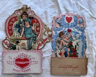 Beautiful Vtg. Valentine pop up cards