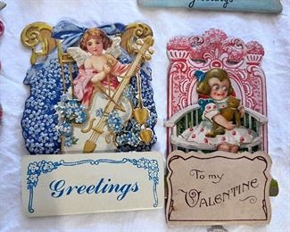 Beautiful Vtg. Valentine pop up cards