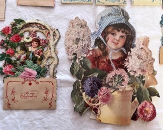 Beautiful Vtg. Valentine pop up cards