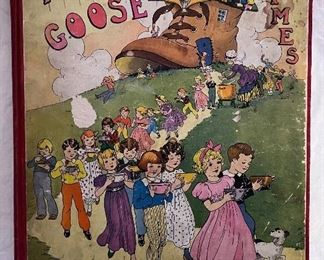 Vtg. Mother Goose Rhymes book