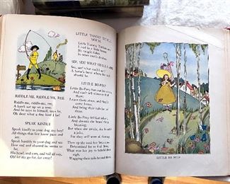 Vtg. Mother Goose Rhymes book