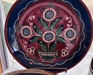 Hand painted plate