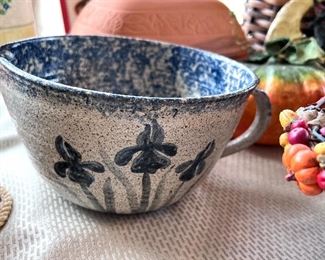 Hand made and signed mixing bowl