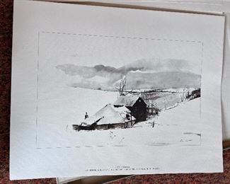 Four Seasons by Andrew Wyeth - 12 prints