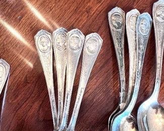 Oneida Collector spoons - Actor/Actress - SOME OF THESE SPOONS MAY BE SOLD
