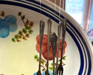 ...and what do you do with all those mismatched flatware -- make them into a wind chime - lemons to lemonaid