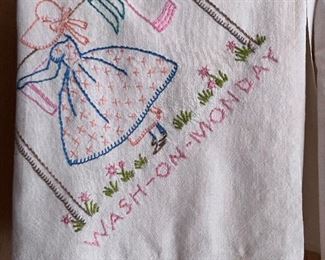 Stitched dish towels