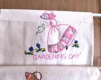 Stitched dish towels