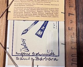 1 of 2 Eugene Schmidt paintings