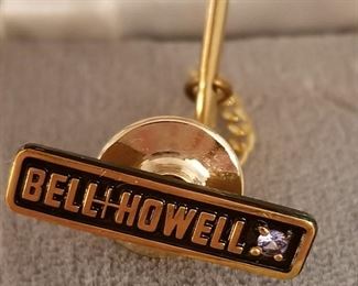 Bell & Howell tie pin