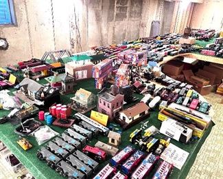 Tons of loose trains - O gauge, G gauge, S gauge, accessories and more