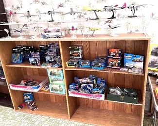 Aircraft, Fighter Scramble, Matchbox, Just Trucks, Adventure Forse Motor Cycles and Hot Wheels all new in box