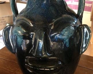 Walter Fleming Pottery Face Jug