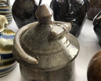 BB Craig Pottery Snake Birdhouse