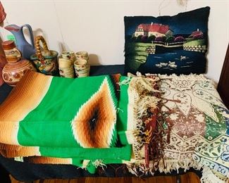 we have more tapestries, weavings, and spreads--all mint condition