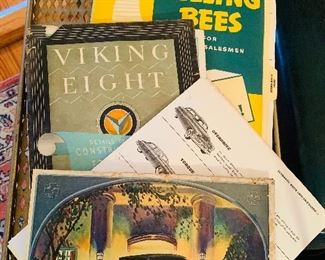 Mr. McGowen owned the local Oldsmobile Dealership.  Here's early Oldsmobile literature