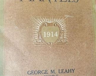 the mantle catalogue that the mantels in the home were ordered