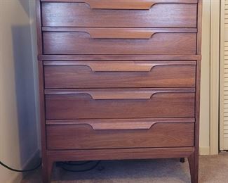 Mid Century Modern High Boy Dresser
