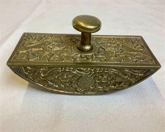 Gesc324 Antique BronzeBrass Rocker Blotter