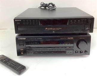 Gesc608 Pioneer Receiver Sony CD Changer