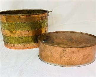 Leja328 Smith Hawkin Brass Oval Container  Lid