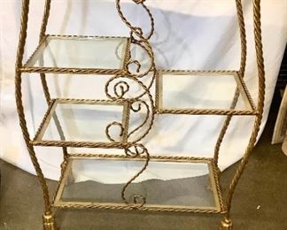 Leja628 Vintage Etagere Curio Shelf