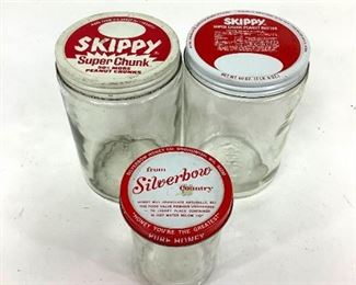 Leja635 Vintage Skippy Honeybow Jars