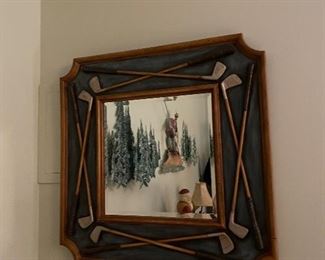 Large golf club mirror 