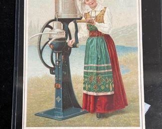 010 1893 Chicago Worlds Fair Victorian Trade Card.