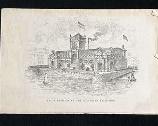 011 Krupp Pavilion Brochure for Columbian Exposition