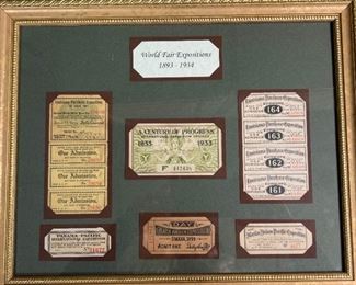 024 Framed Worlds Fair Exposition Tickets