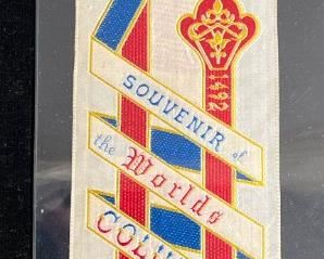 033 Woven Ribbon Grover Cleveland Columbian Exposition