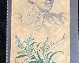 038 Francis F Cleveland Souvenir Riibbon Chicago Columbian Exposition