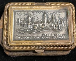 061 1904 St Louis Worlds Fair Coin Purse
