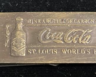 071 Tiffany Made CocaCola Money Clip From St Louis Worlds Fair