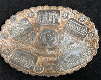079 1909 AlaskaYukonPacific Exposition Plate