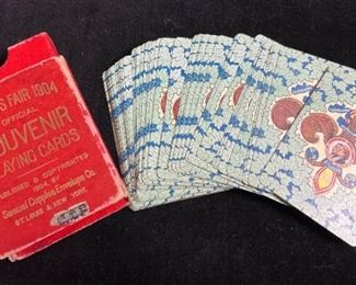 083 1904 Louisiana Expo Playing Cards