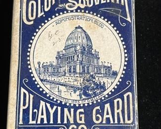 084 Colombian Expo Souvenir Playing Cards