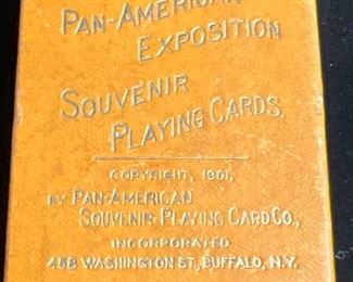 085 1901 Pan American Expo Souvenir Playing Cards