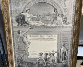 090 1893 The Worlds Columbian Commission Document