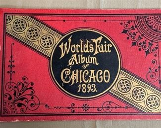 100 Worlds Fair of Chicago 1893 Album. Souvenir of Columbian Exposition.