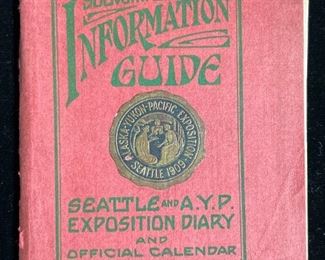 108 Souvenir Information Guide Seattle and AYP Exposition Diary