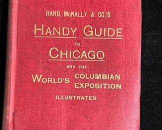 110 Rand, McNally  Co.s Handy Guide to Chicago and Worlds Columbian Exposition