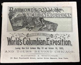 115 Worlds Columbian Exposition Raymond Vacation Excursions