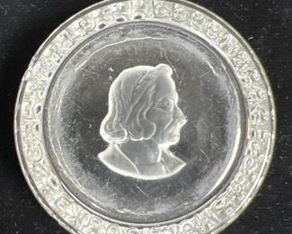 Columbian Exposition glass paperweight