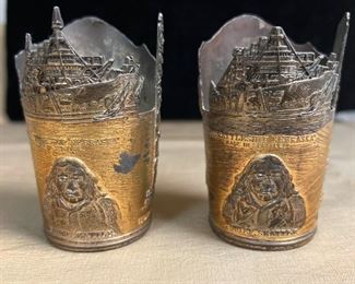 136 Alaska Yukon Pacific Exposition Metal Zarves