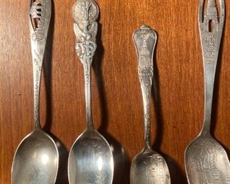 202 1915 PamAm San. Fran. Sterling Silver Souvenir Spoons