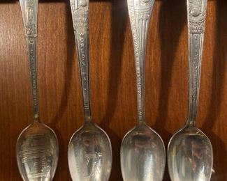 203 1939 New York Worlds Fair Souvenir Spoons