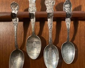 212 1904 St. Louis Worlds Fair Sterling Spoons