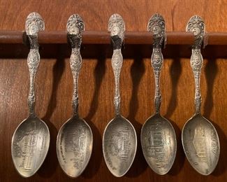 217 1909 Alaska Yukon Pacific Expo, Mayer  Bros. Sterling Spoons